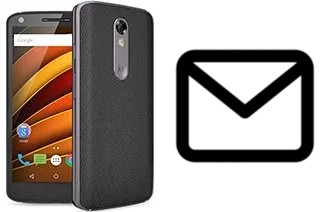 Configurar correio em Motorola Moto X Force