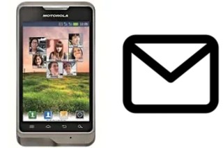 Configurar correio em Motorola XT390