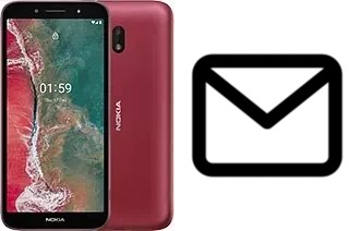 Configurar correio em Nokia C1 Plus