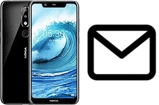 Configurar correio em Nokia 5.1 Plus (Nokia X5)