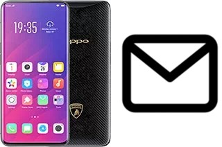 Configurar correio em Oppo Find X Lamborghini Edition