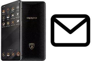 Configurar correio em Oppo Find X Lamborghini