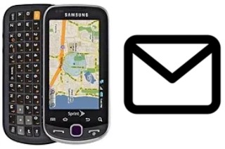 Configurar correio em Samsung Intercept