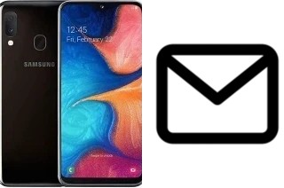 Configurar correio em Samsung Galaxy A20e