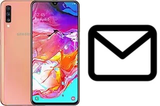 Configurar correio em Samsung Galaxy A70