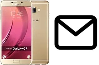 Configurar correio em Samsung Galaxy C7