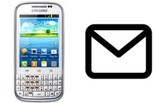 Configurar correio em Samsung Galaxy Chat B5330