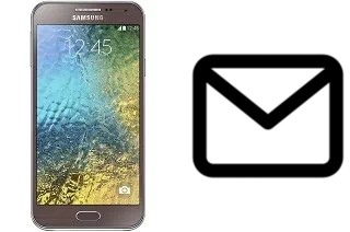 Configurar correio em Samsung Galaxy E5