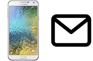 Configurar correio em Samsung Galaxy E7