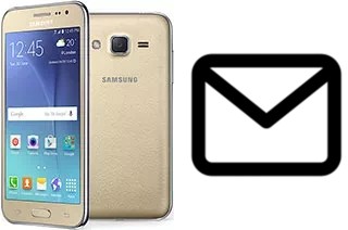 Configurar correio em Samsung Galaxy J2