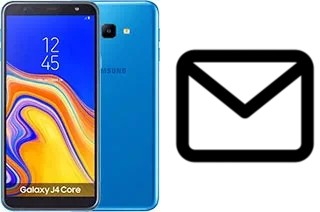 Configurar correio em Samsung Galaxy J4 Core