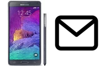 Configurar correio em Samsung Galaxy Note 4