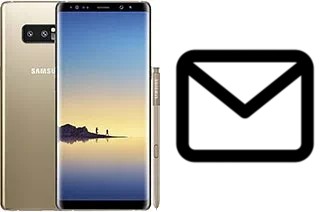 Configurar correio em Samsung Galaxy Note8