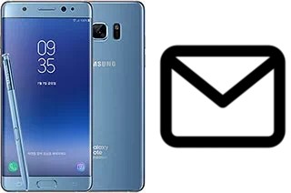 Configurar correio em Samsung Galaxy Note FE