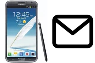 Configurar correio em Samsung Galaxy Note II CDMA