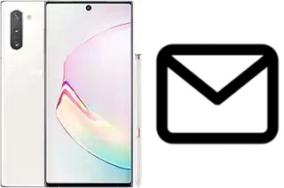 Configurar correio em Samsung Galaxy Note10 5G