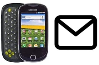 Configurar correio em Samsung Galaxy Q T589R