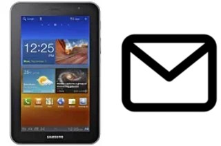 Configurar correio em Samsung P6200 Galaxy Tab 7.0 Plus