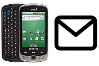 Configurar correio em Samsung M900 Moment