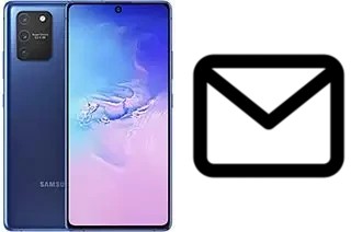 Configurar correio em Samsung Galaxy S10 Lite