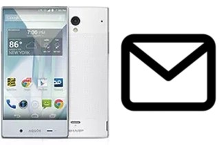 Configurar correio em Sharp Aquos Crystal