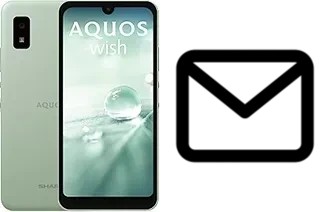 Configurar correio em Sharp Aquos wish