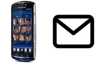 Configurar correio em Sony Ericsson Xperia Neo