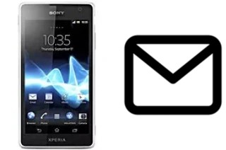 Configurar correio em Sony Xperia GX SO-04D