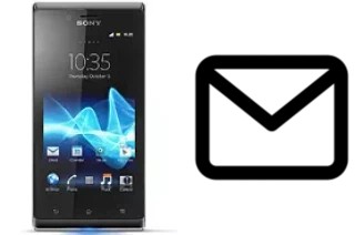 Configurar correio em Sony Xperia J