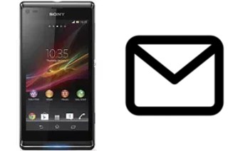 Configurar correio em Sony Xperia L