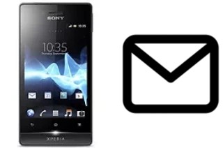 Configurar correio em Sony Xperia miro