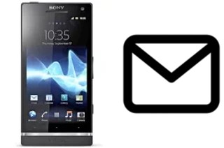 Configurar correio em Sony Xperia SL