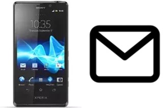 Configurar correio em Sony Xperia T