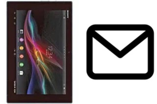 Configurar correio em Sony Xperia Tablet Z Wi-Fi