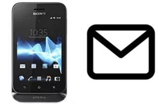 Configurar correio em Sony Xperia tipo