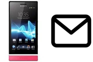 Configurar correio em Sony Xperia U