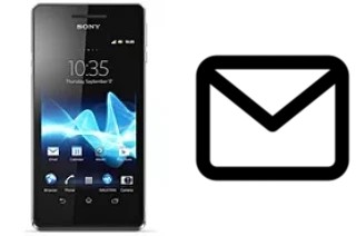 Configurar correio em Sony Xperia V