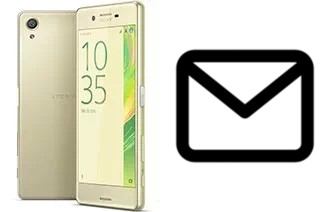 Configurar correio em Sony Xperia X