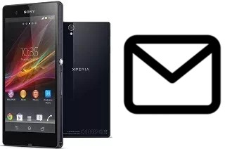 Configurar correio em Sony Xperia Z