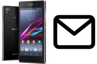 Configurar correio em Sony Xperia Z1