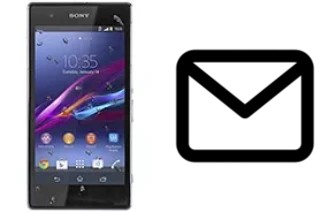 Configurar correio em Sony Xperia Z1s