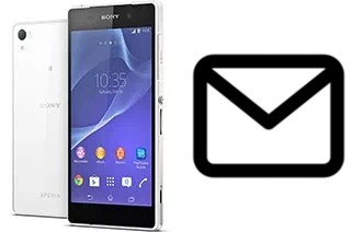 Configurar correio em Sony Xperia Z2