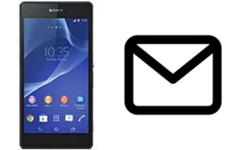 Configurar correio em Sony Xperia Z2a