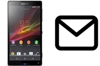 Configurar correio em Sony Xperia ZL