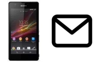 Configurar correio em Sony Xperia ZR