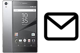 Configurar correio em Sony Xperia Z5 Premium Dual