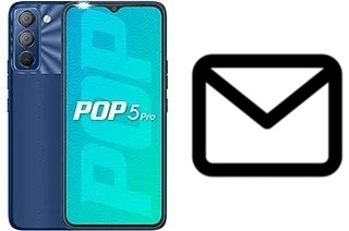 Configurar correio em Tecno Pop 5 Pro