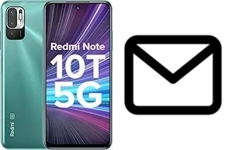 Configurar correio em Xiaomi Redmi Note 10T 5G