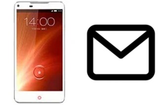 Configurar correio em ZTE nubia Z5S