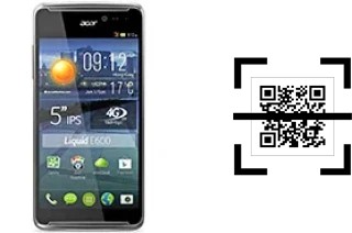 Como ler QR code no Acer Liquid E600?